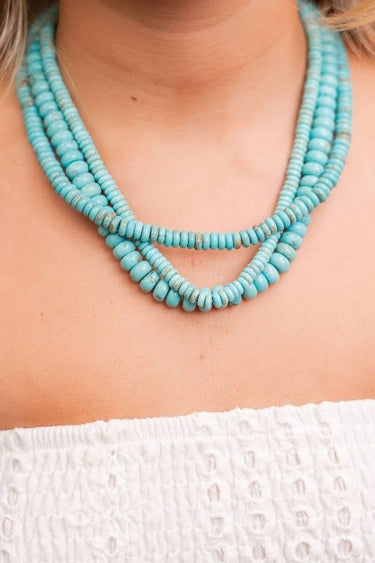 3 Stack Tradd Turquoise Necklace - Belle of the Ball Collection - Lisi Lerch