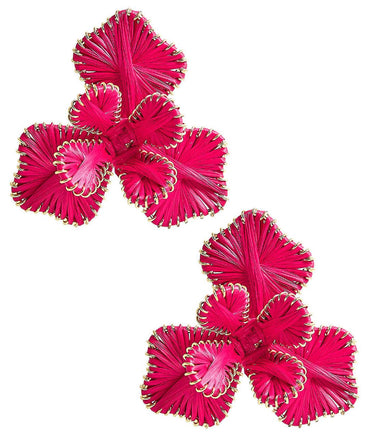 Kaia - Raffia Flower Earring - Lisi Lerch