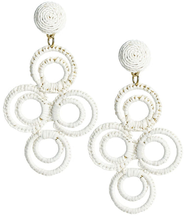 Chloe Raffia - Drop Earring - Lisi Lerch