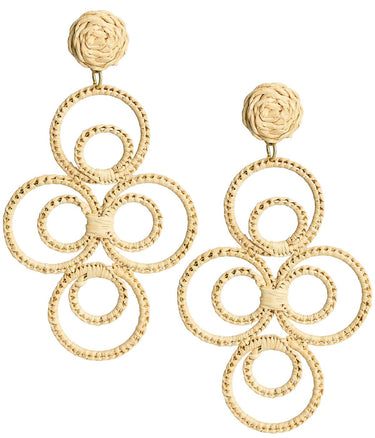 Chloe Raffia - Drop Earring - Lisi Lerch