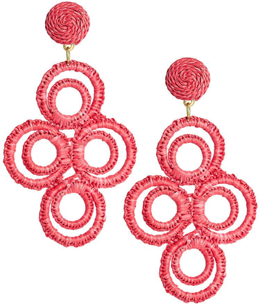 Chloe Raffia - Drop Earring - Lisi Lerch