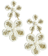 Marigold - Two - Tone - Raffia Earring - Lisi Lerch
