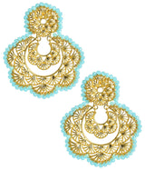 Sydney Hand Beaded - Statement Earring - Lisi Lerch