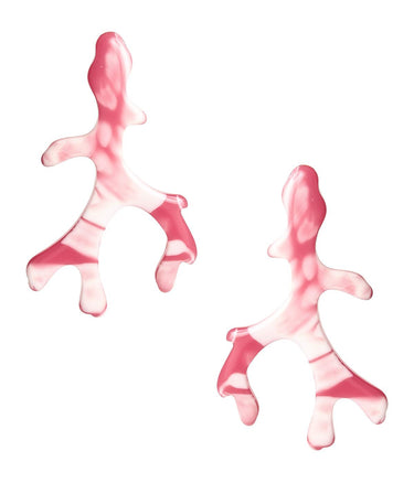 Small Acrylic Coral Earrings - Lisi Lerch