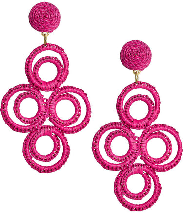 Chloe Raffia - Drop Earring - Lisi Lerch