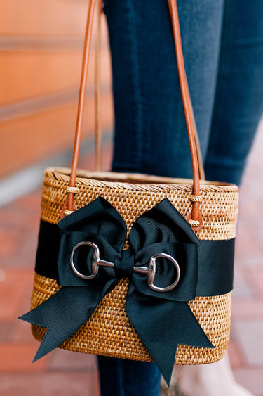 Medium Charlotte - Fluffy Bow - Gold Charm