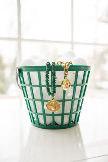 Augusta Golf Pendant Necklace - 18k Gold Plated