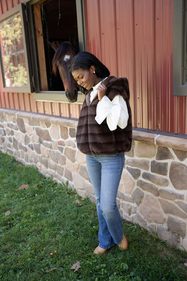 Abby Faux Fur Vest - Lisi Lerch