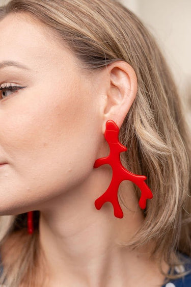 Acrylic Coral Earring - Florida Friends - Lisi Lerch