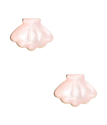 Acrylic Shell Stud Earring - Lisi Lerch