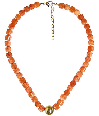 Alison Square - Quartz Beaded Necklace - Lisi Lerch
