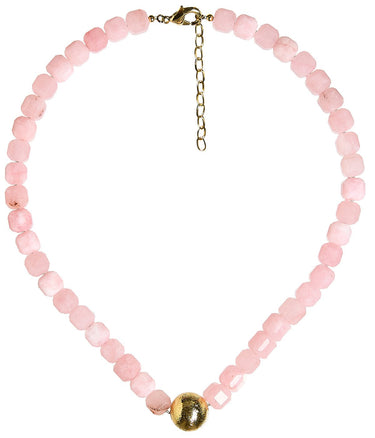 Alison Square - Quartz Beaded Necklace - Lisi Lerch