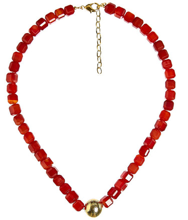 Alison Square - Quartz Beaded Necklace - Lisi Lerch