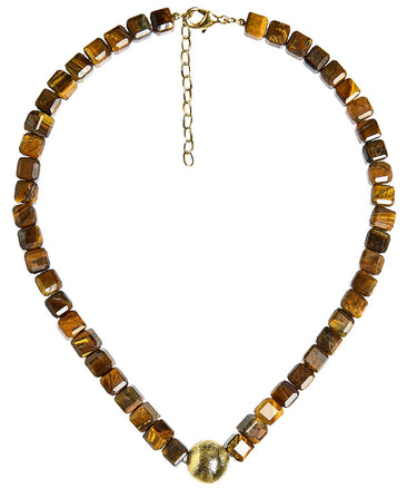 Alison Square - Quartz Beaded Necklace - Lisi Lerch