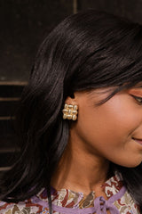 Ava - Statement Stud Earring - 18k Plated - Lisi Lerch