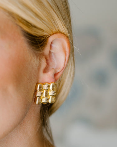 Ava - Statement Stud Earring - 18k Plated - Lisi Lerch