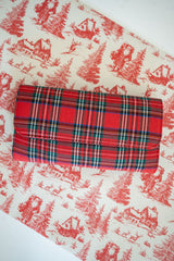 Avery Clutch - Red Plaid - Lisi Lerch