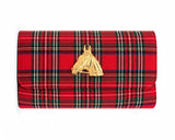 Avery Clutch - Red Plaid - Lisi Lerch