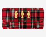 Avery Clutch - Red Plaid - Lisi Lerch