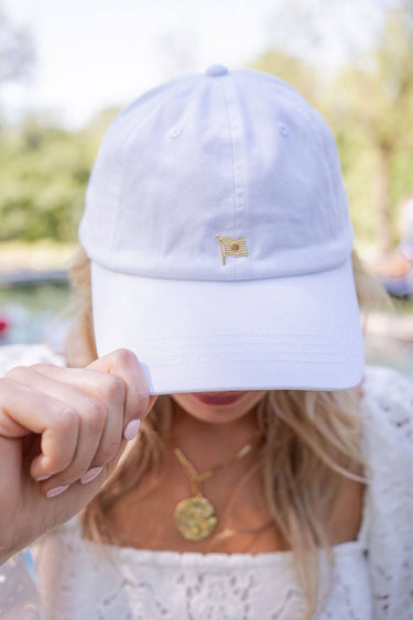 Baseball Hat - Gold Flag Charm - Lisi Lerch