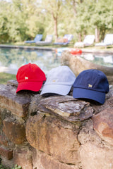 Baseball Hat - Gold Flag Charm - Lisi Lerch
