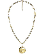 Beach Tag Charm Necklace – 18k Gold Plated - Lisi Lerch