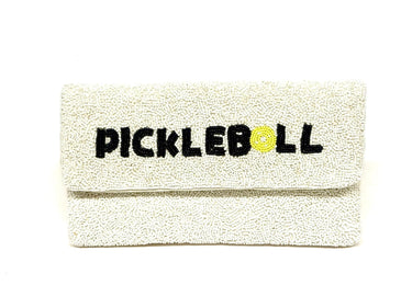 Beaded Pickleball Clutch- Sample Sale- Final Sale - Lisi Lerch
