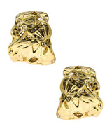 Belinda - Textured 18k Gold Plated Hoop Earring - Meeghan Mullin Collection - Lisi Lerch