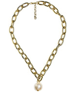 Betty Cotton Pearl Chain Necklace - Lisi Lerch