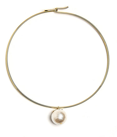 Birdie - Cotton Pearl - Collar Necklace - Lisi Lerch