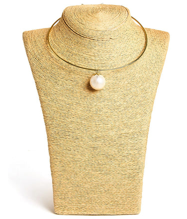 Birdie - Cotton Pearl - Collar Necklace - Lisi Lerch