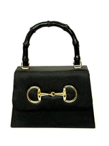 Black Lulu with Black Handle- Large Snaffle- Sample Sale- Final Sale - Lisi Lerch
