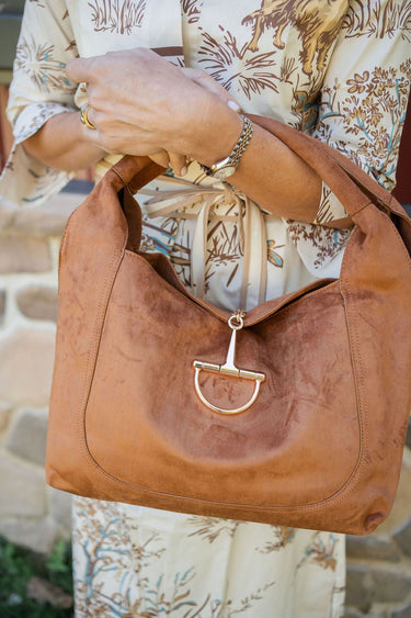 Blair Shoulder Hobo- Faux Suede - Lisi Lerch