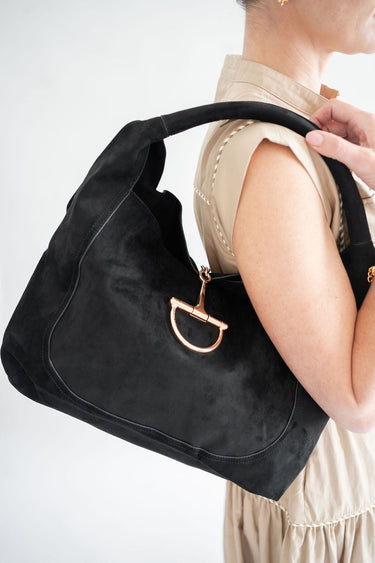 Blair Shoulder Hobo- Faux Suede - Lisi Lerch
