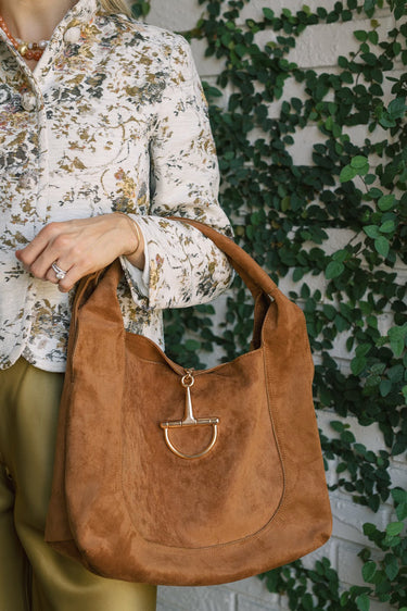Blair Shoulder Hobo- Faux Suede - Lisi Lerch