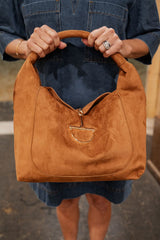 Blair Shoulder Hobo- Faux Suede - Lisi Lerch