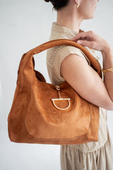 Blair Shoulder Hobo- Faux Suede - Lisi Lerch
