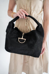 Blair Shoulder Hobo- Faux Suede - Lisi Lerch