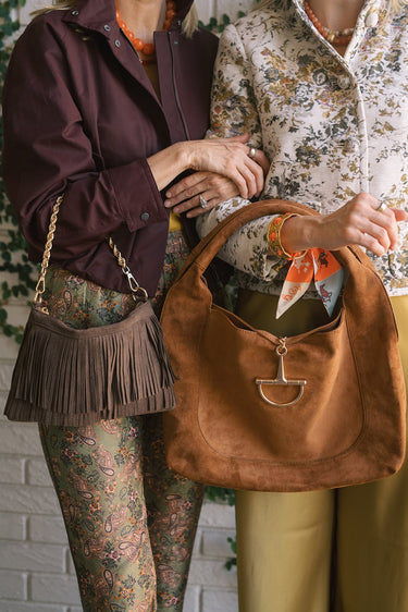 Blair Shoulder Hobo- Faux Suede - Lisi Lerch