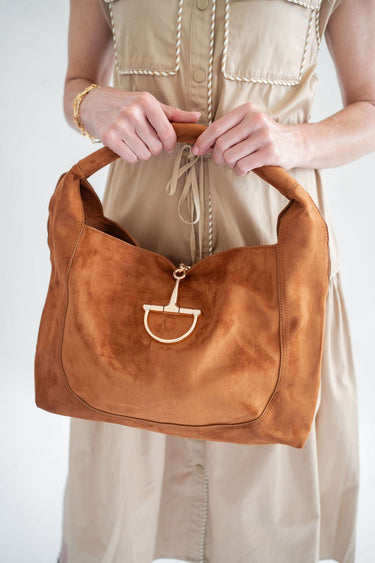 Blair Shoulder Hobo- Faux Suede - Lisi Lerch