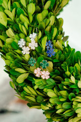 Catherine - Clover Stone Stud Earring - 18k Gold Plated - Darby Clark Collection - Lisi Lerch