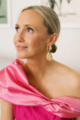 Celeste Earring - Gold and Rhinestone - 18k Gold Plated - Lisi Lerch