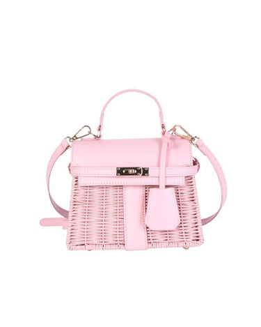 Celine Wicker Handbag - Pastel - Lisi Lerch