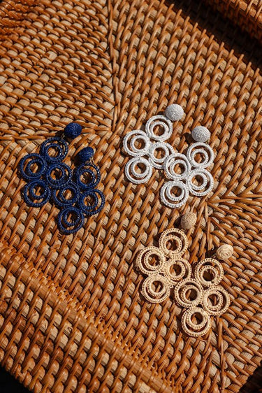 Chloe Raffia - Drop Earring - Lisi Lerch