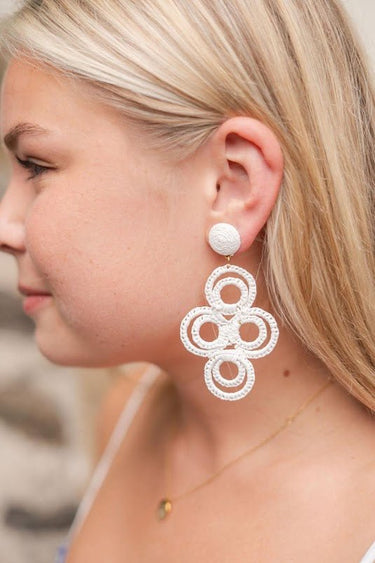 Chloe Raffia - Drop Earring - Lisi Lerch