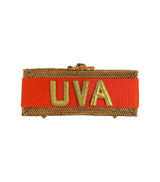 Colette Clutch - Embroidered Applique - Gold - Lisi Lerch
