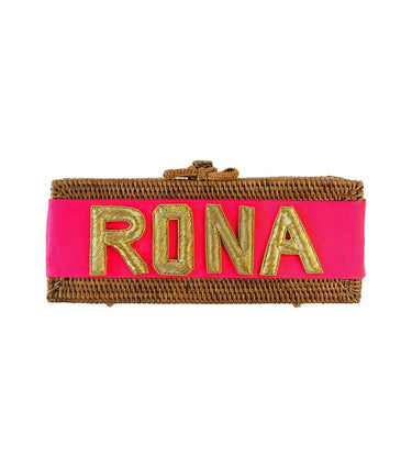 Colette Clutch - Embroidered Applique - Gold - Lisi Lerch
