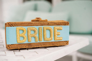 Colette Clutch - Embroidered Applique - Gold - Lisi Lerch