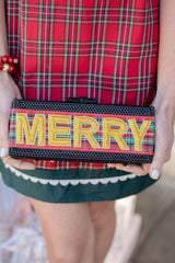 Colette Clutch - Embroidered Applique - Holiday - Lisi Lerch