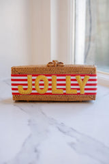 Colette Clutch - Embroidered Applique - Holiday - Lisi Lerch
